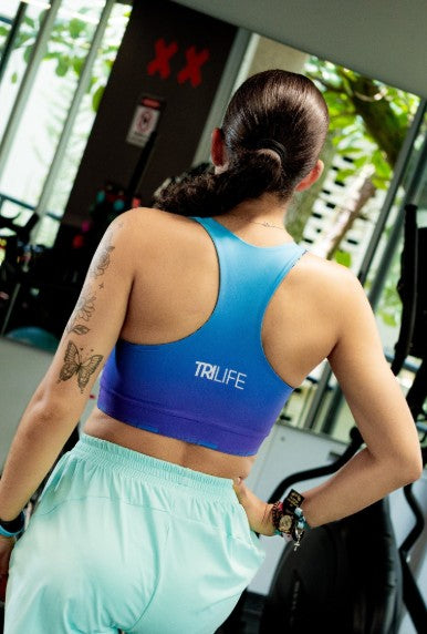 Top doble faz Azul/Morado RUN RUN