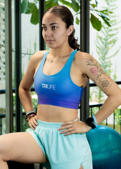 Top doble faz Azul/Morado RUN RUN