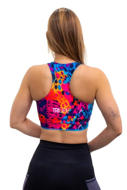 Top doble faz azul claro