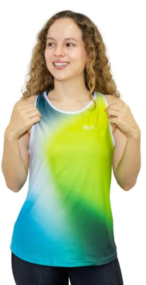 Esqueleto Mujer Verde/Azul