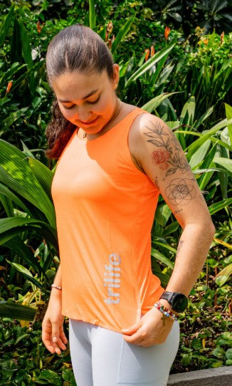 Esqueleto Mujer SIN costuras XIX Naranja