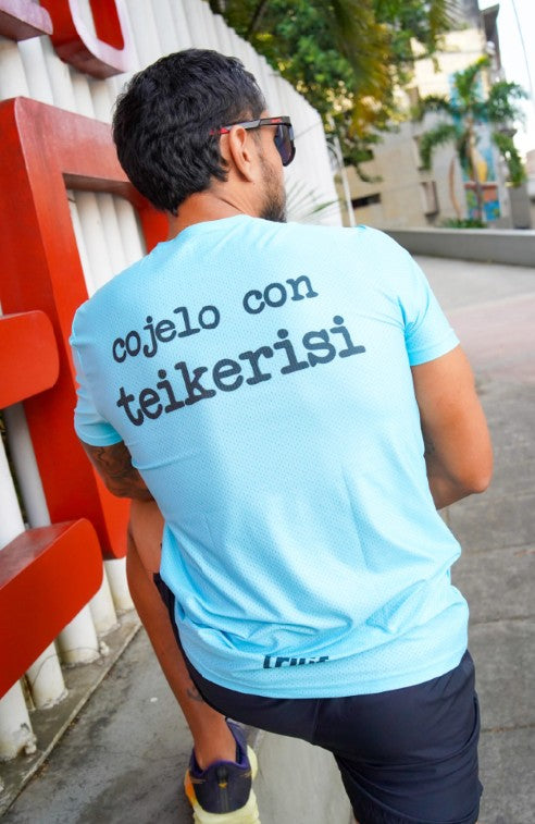 Camiseta Hombre/Cojelo con teikerisi