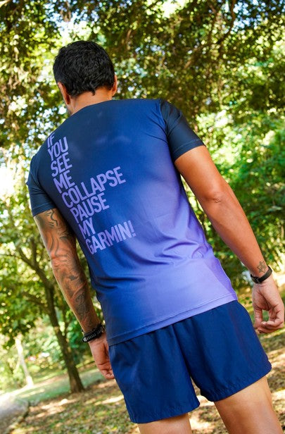 Camiseta Hombre If You See Me Collapse Pause My Garmin