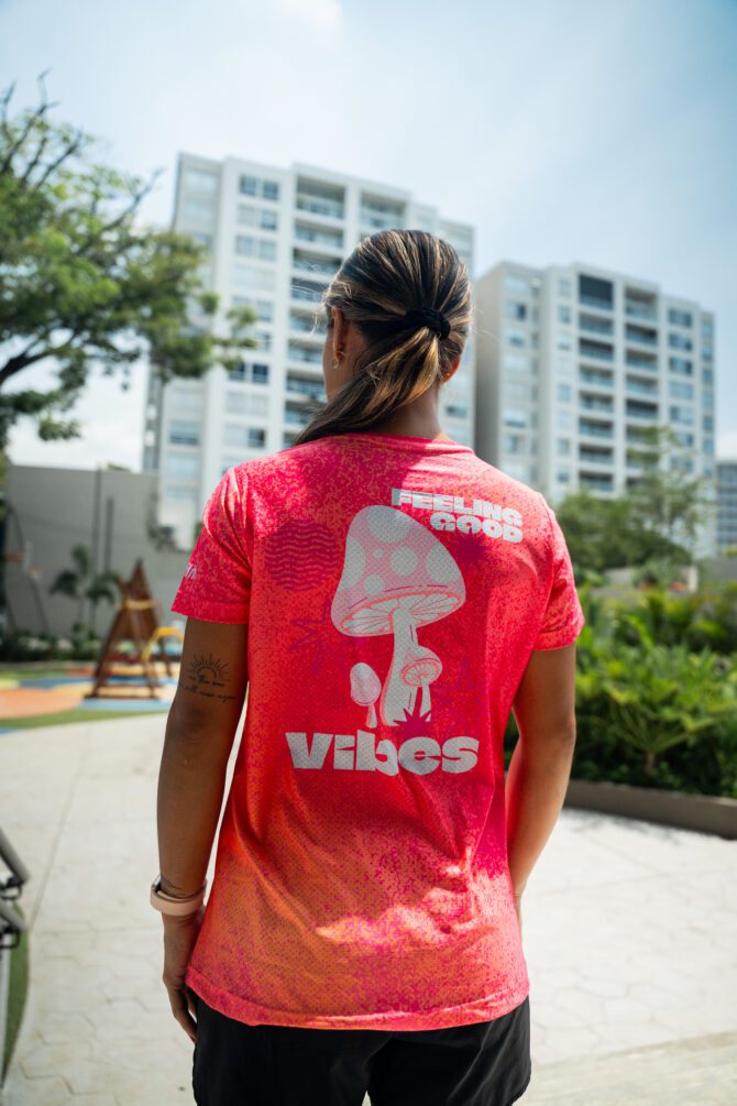 Camiseta Mujer Feeling Good Vibes