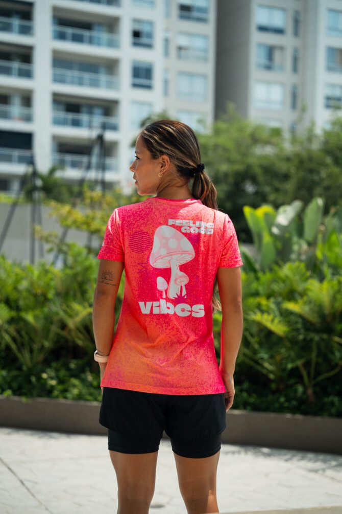 Camiseta Mujer Feeling Good Vibes