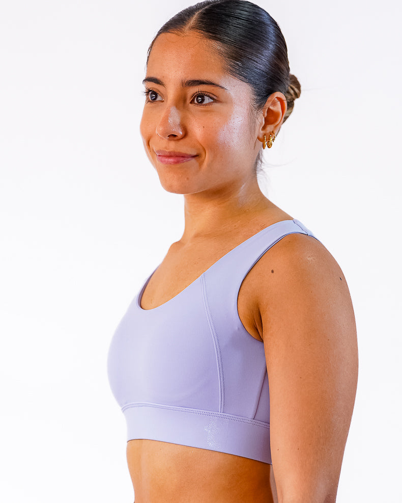 Top Lila CON Espalda Descubierta