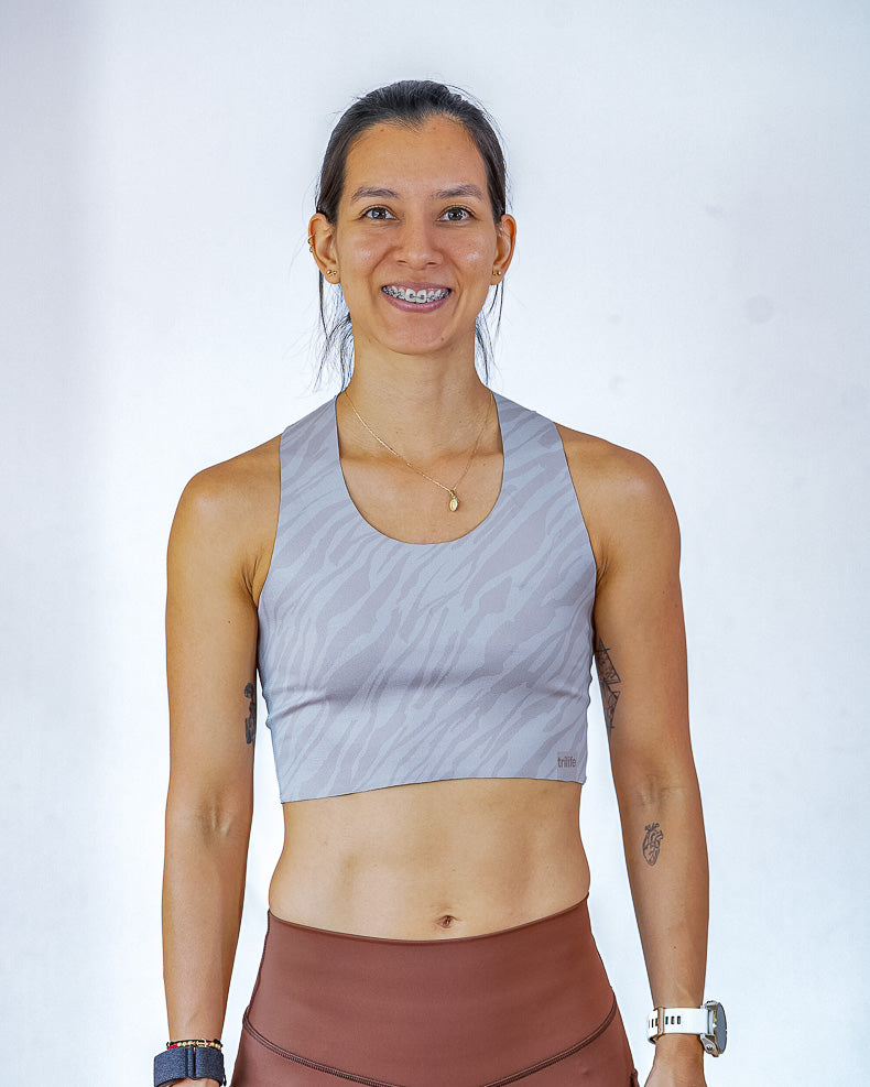 Top doble faz SIN costuras Gris