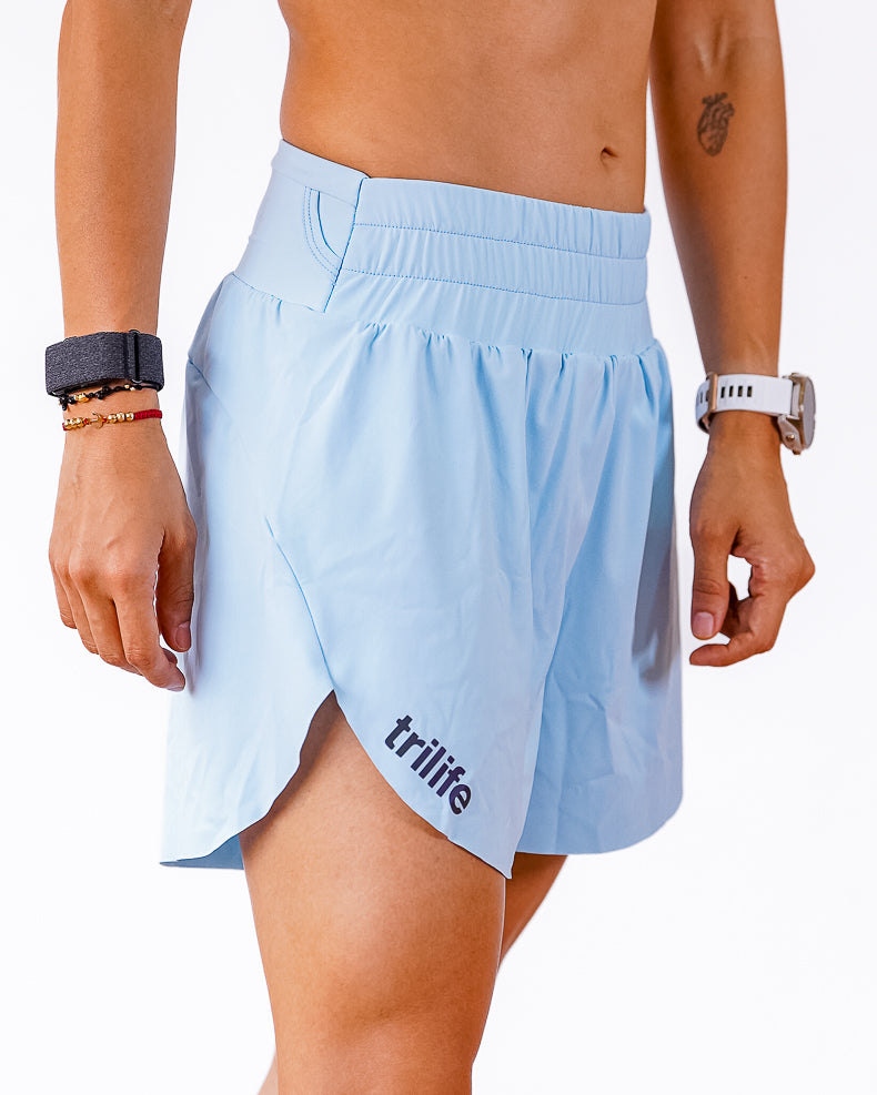 Short Mujer Baby azul Con Panty