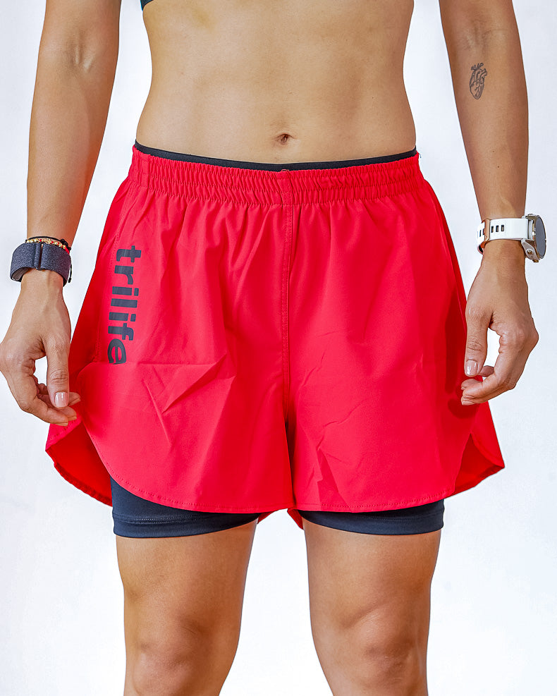 Short Mujer Rojo