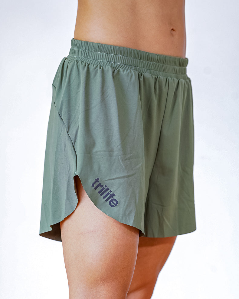 Short Mujer VerdeMilitar Con Panty