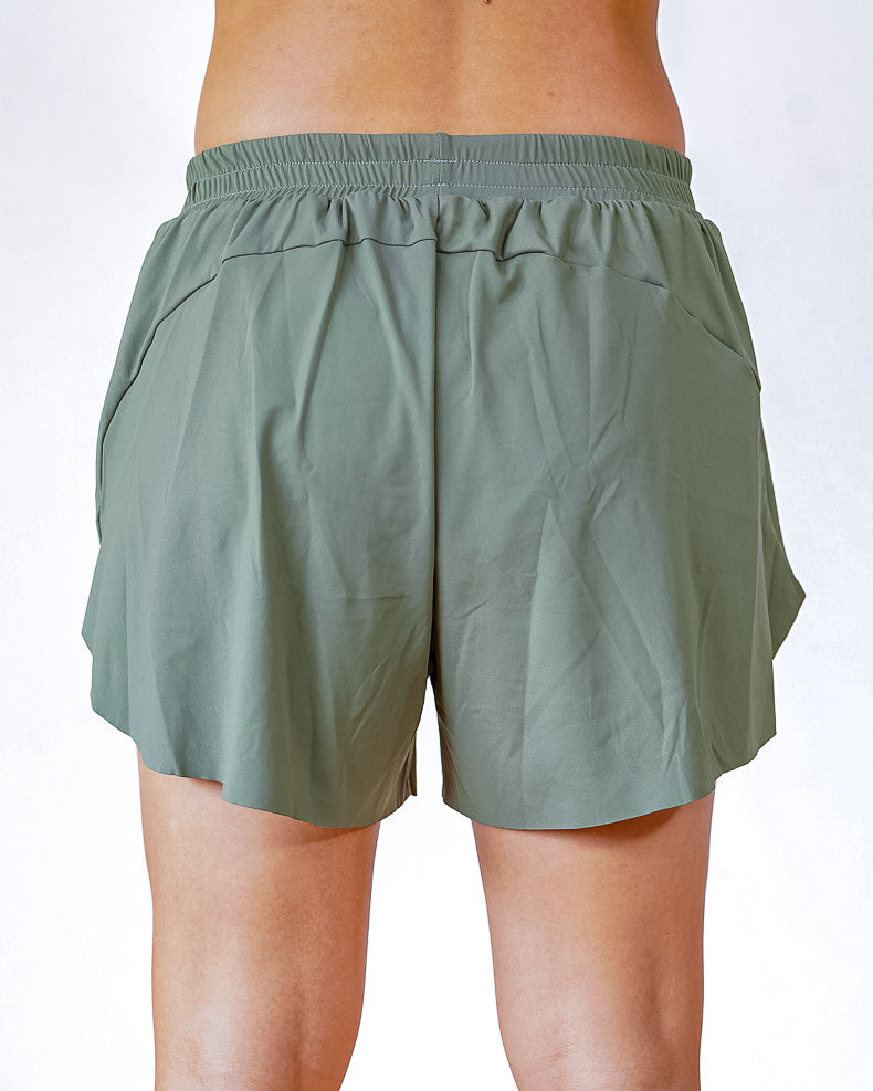 Short Mujer VerdeMilitar Con Panty