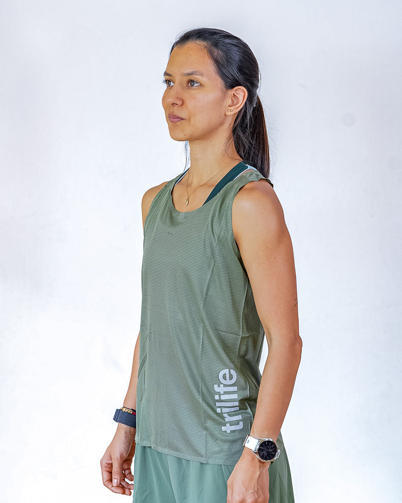 Esqueleto Mujer SIN costuras IX Verde