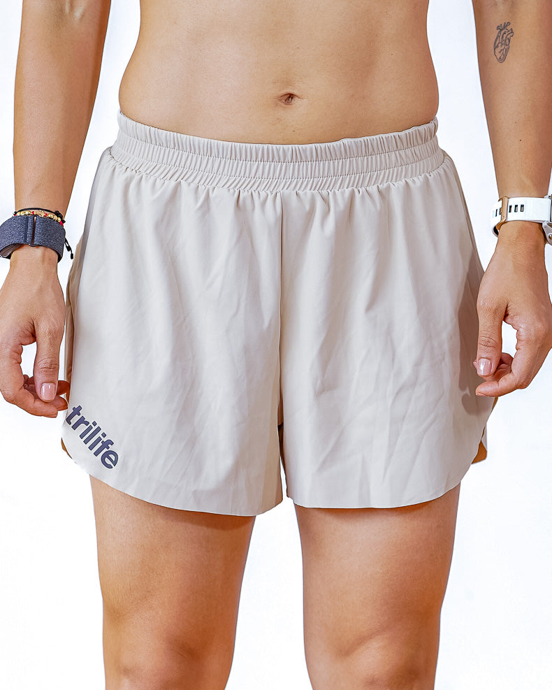 Short Mujer Beige Con Panty
