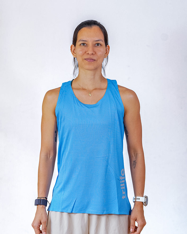Esqueleto Mujer SIN costuras VII Azul Claro