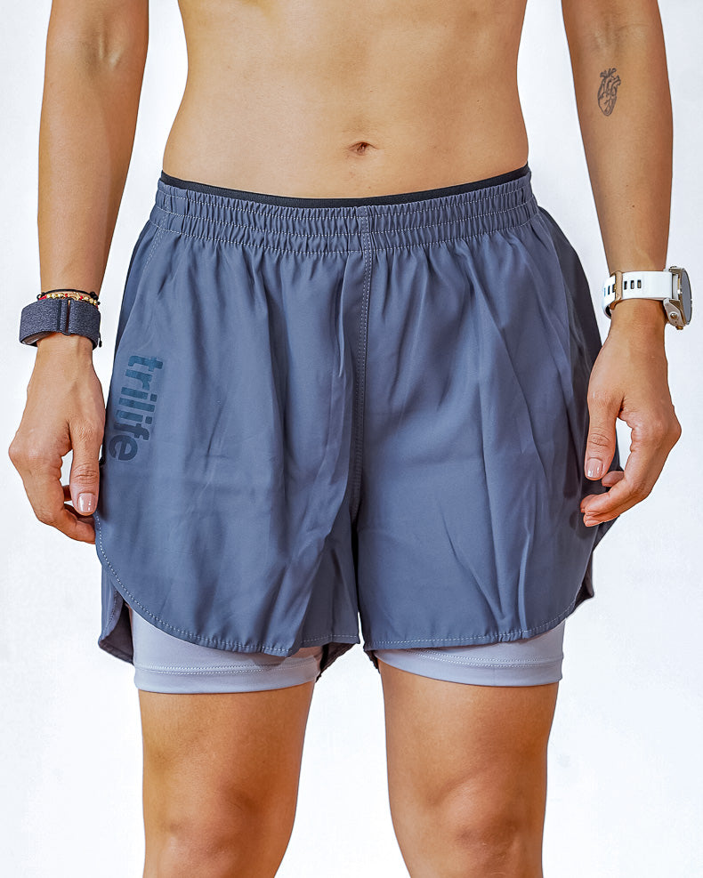 Short Mujer Gris