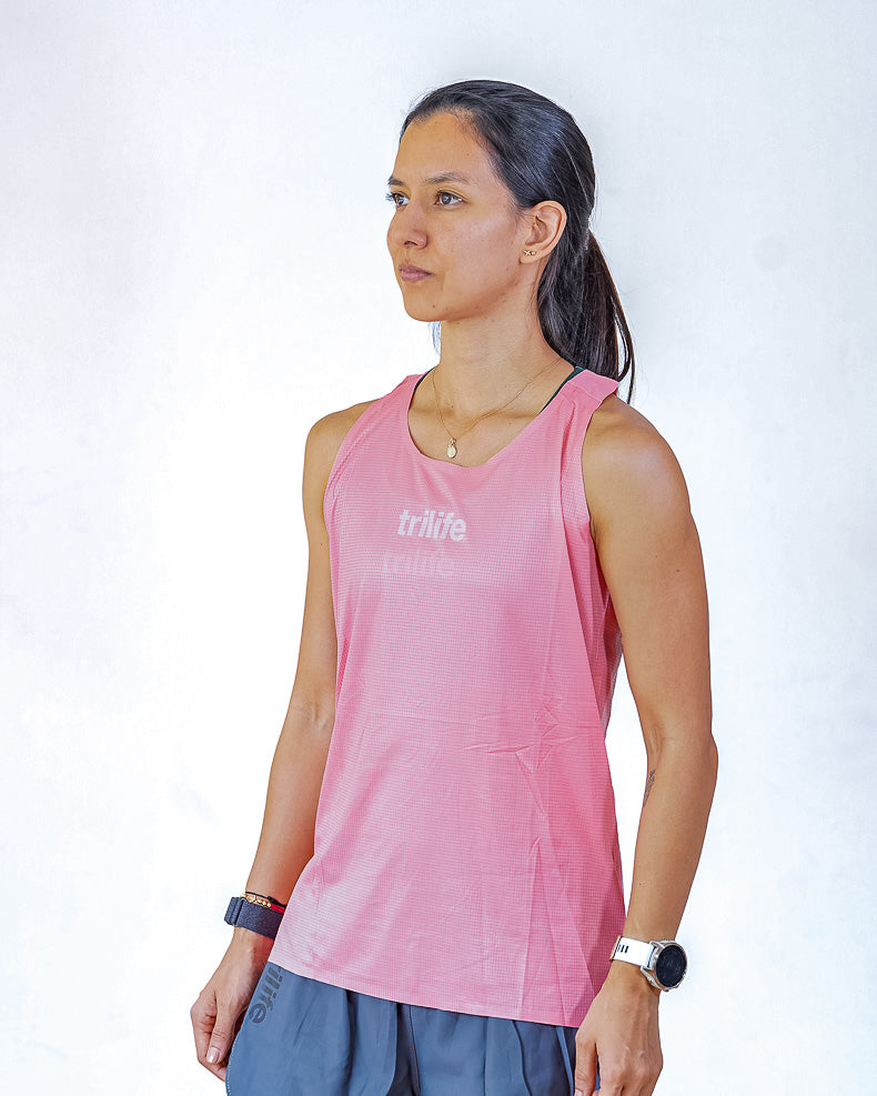 Esqueleto Mujer SIN costuras RUNNER Rosa