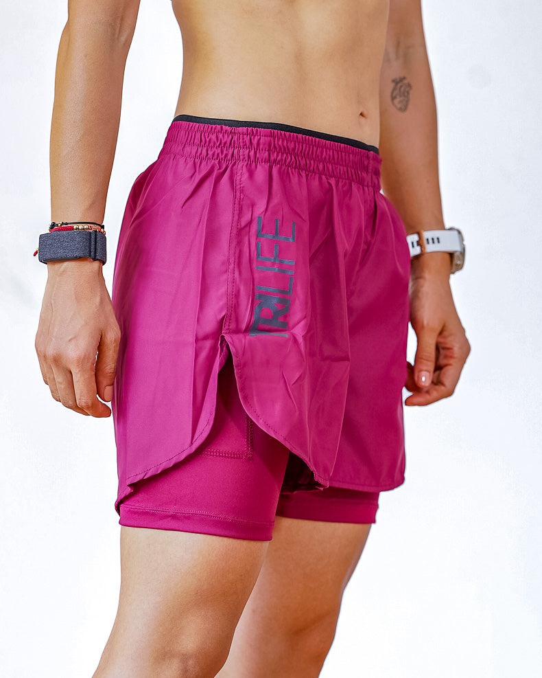 Short Mujer Vino Tinto