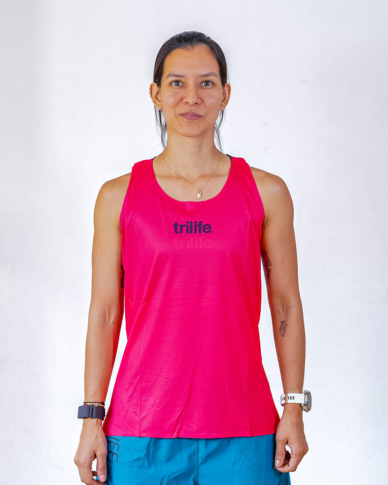 Esqueleto Mujer SIN costuras RUNNER ROJA