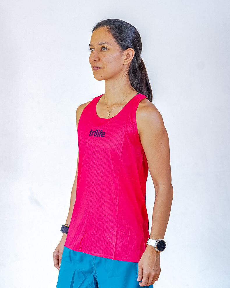 Esqueleto Mujer SIN costuras RUNNER ROJA