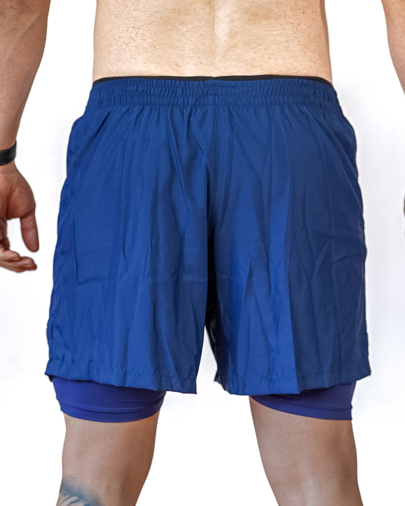 Pantaloneta Hombre Azul Oscura