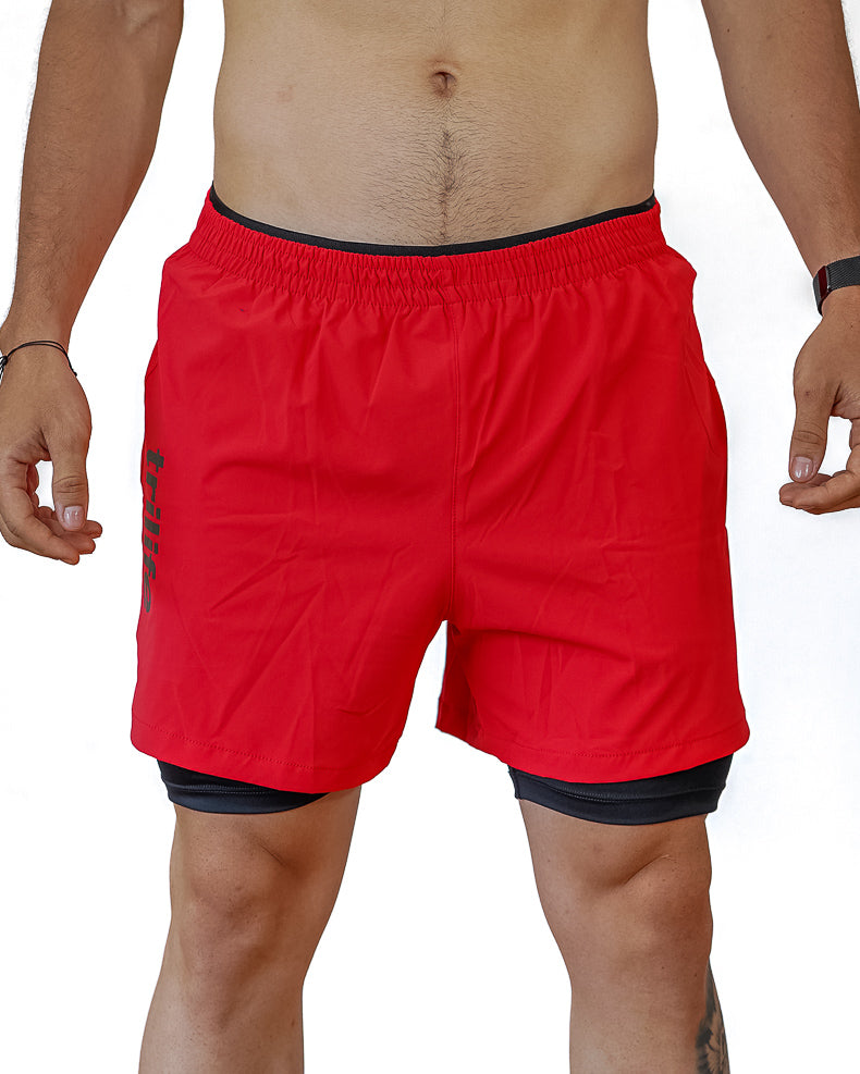 Pantaloneta Hombre Roja