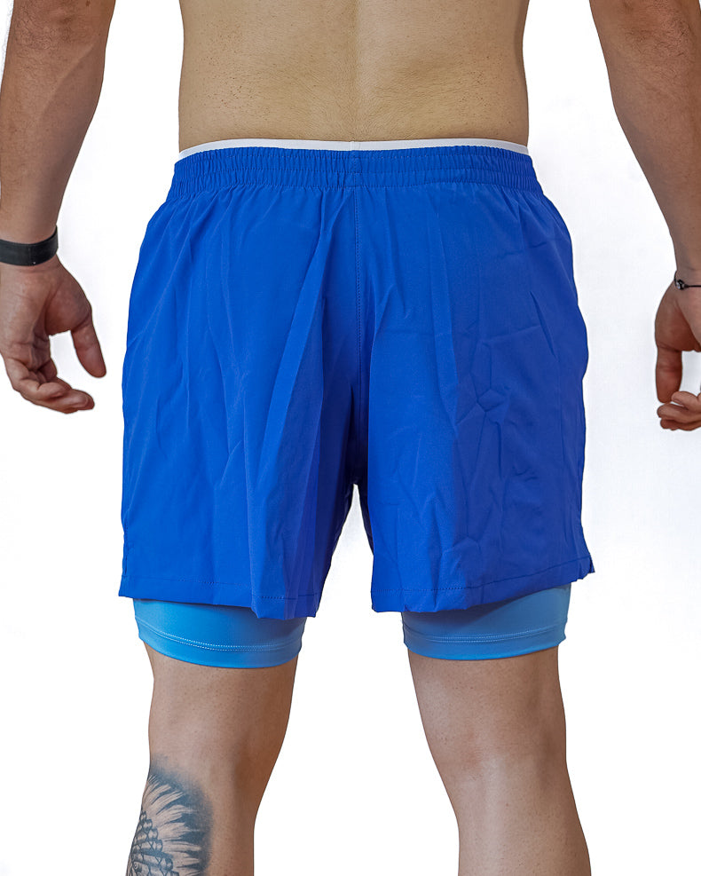 Pantaloneta Hombre AzulClaro