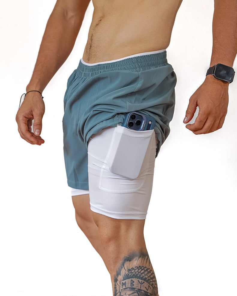 Pantaloneta Hombre Olivo