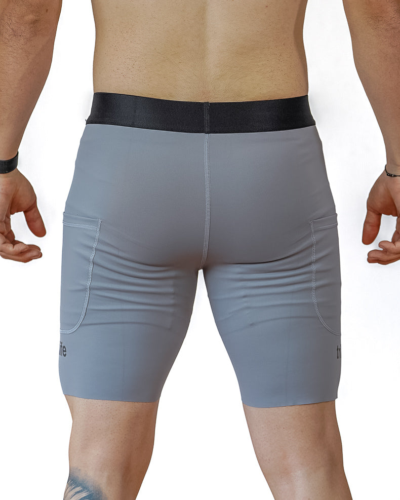 Biker Hombre  Gris