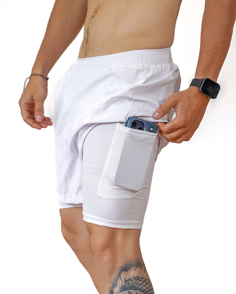 Pantaloneta Hombre Blanca