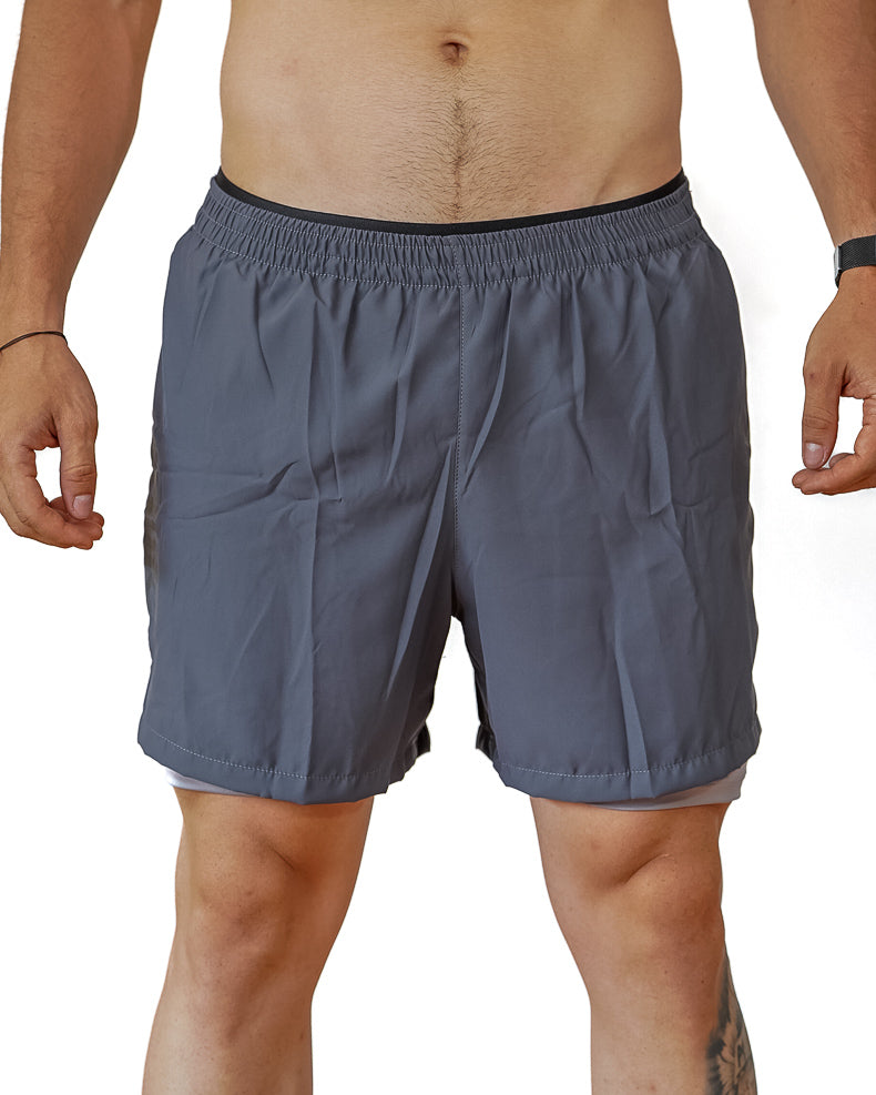 Pantaloneta Hombre Gris
