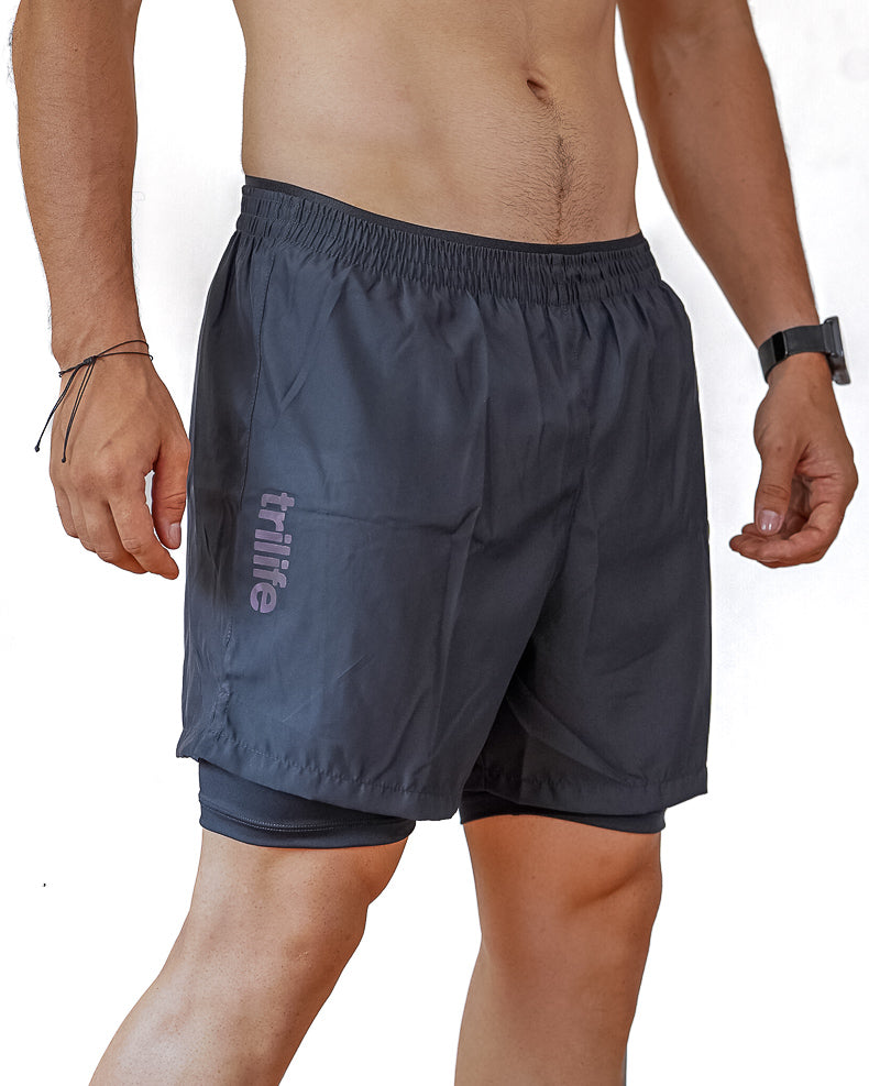 Pantaloneta Hombre Negra