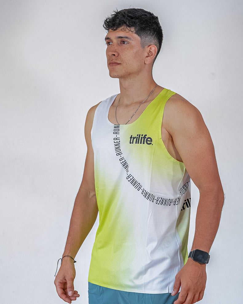 Esqueleto Hombre SIN costuras RUNNER Blanca Neón