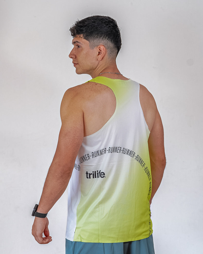 Esqueleto Hombre SIN costuras RUNNER Blanca Neón