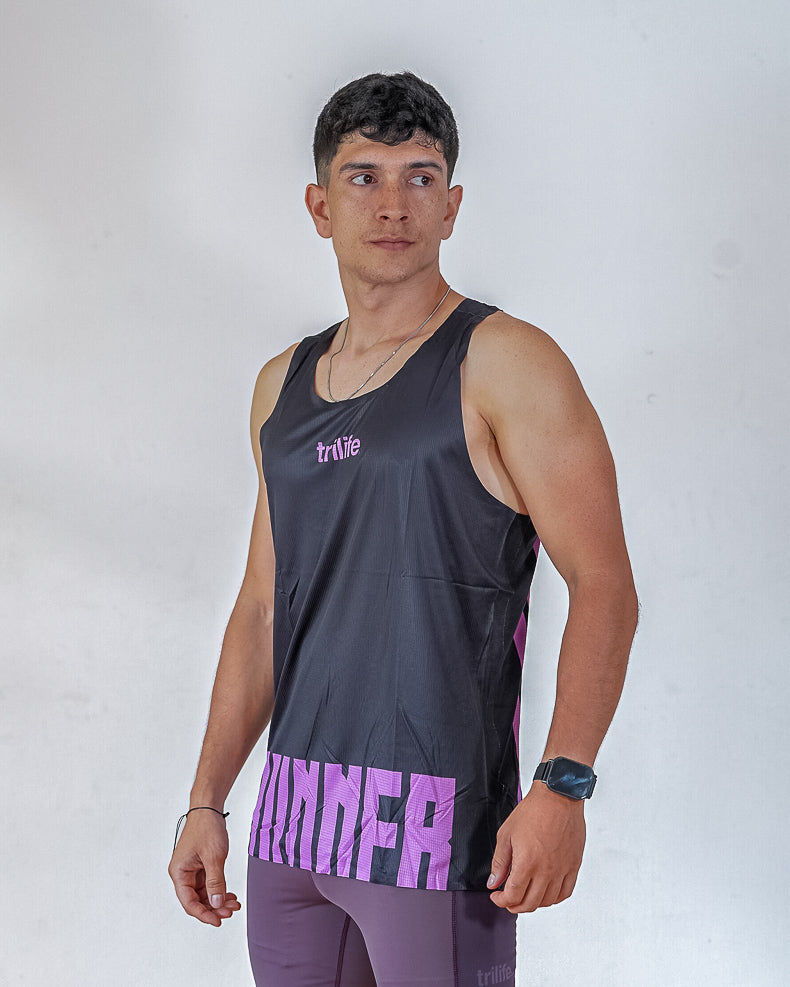 Esqueleto Hombre SIN costuras RUNNER Negra