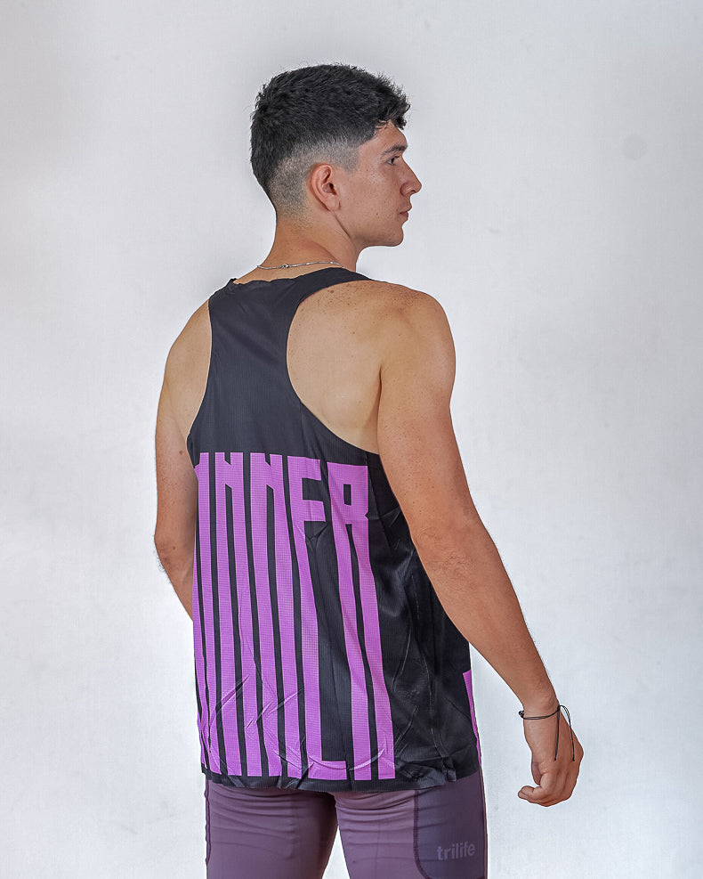 Esqueleto Hombre SIN costuras RUNNER Negra