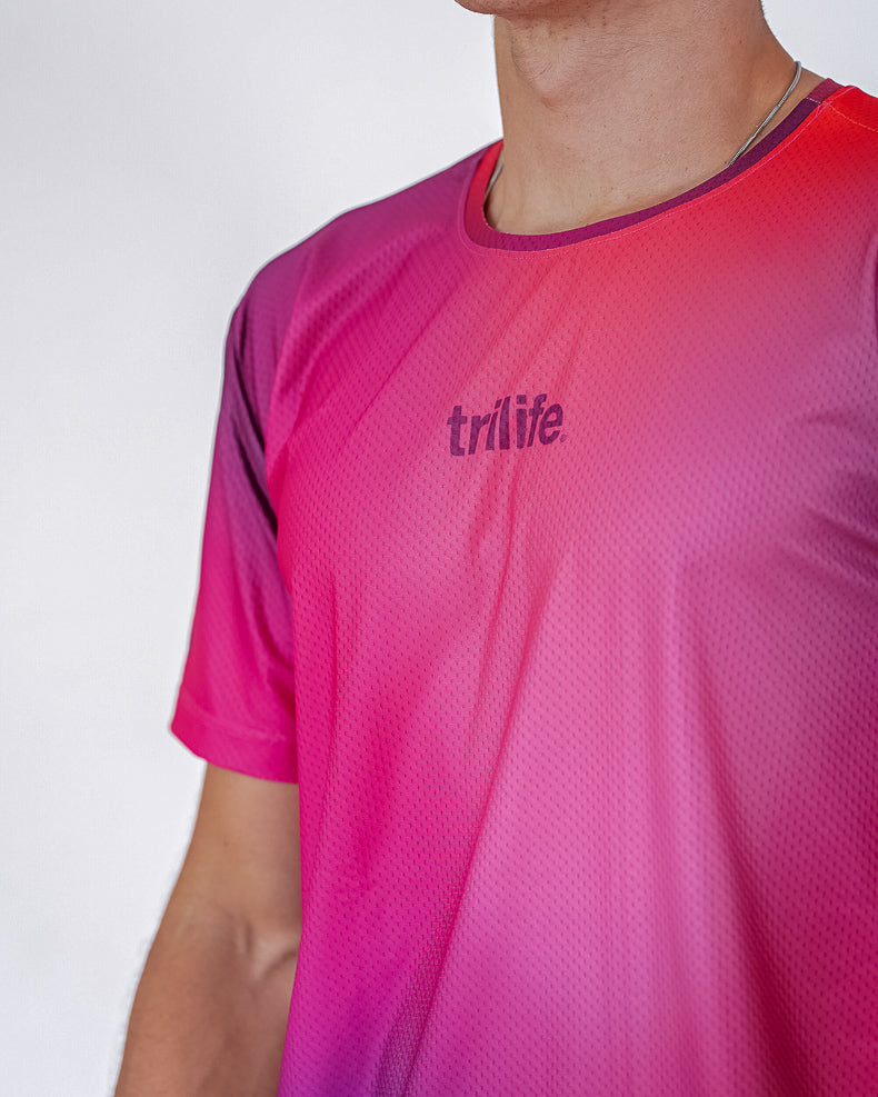 Camiseta Hombre RUN MORE, STRESS LESS