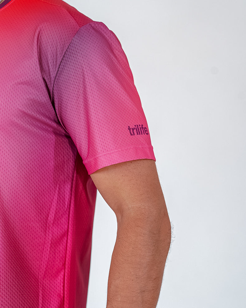 Camiseta Hombre RUN MORE, STRESS LESS