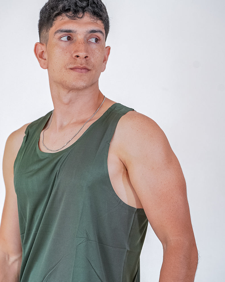 Esqueleto Hombre SIN costuras Verde Militar