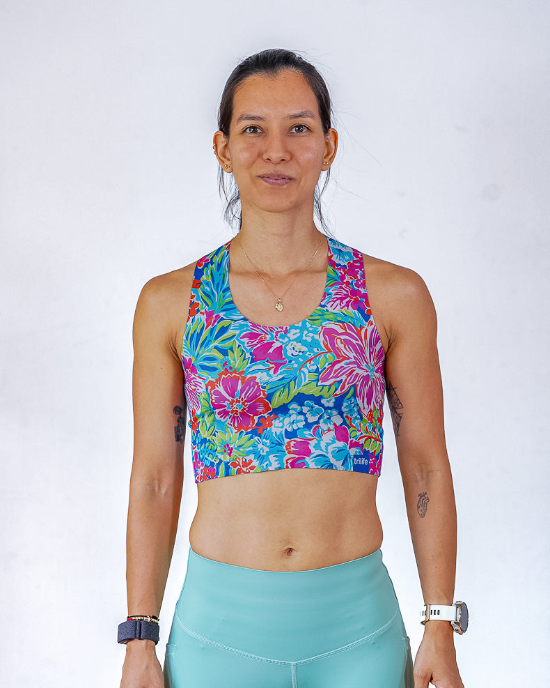 Top doble faz SIN costuras Floral