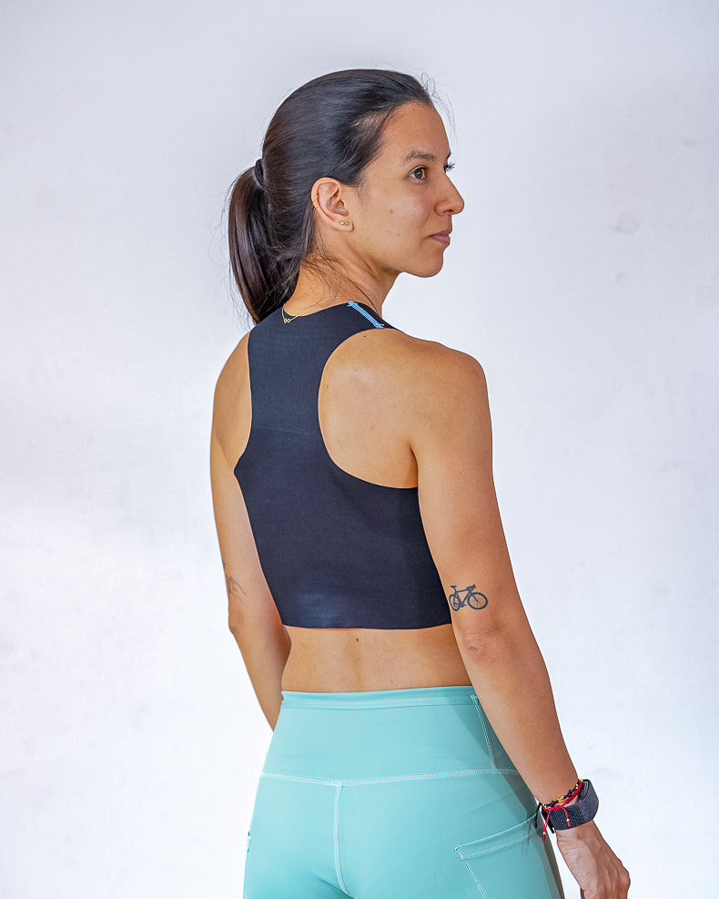 Top doble faz SIN costuras Floral