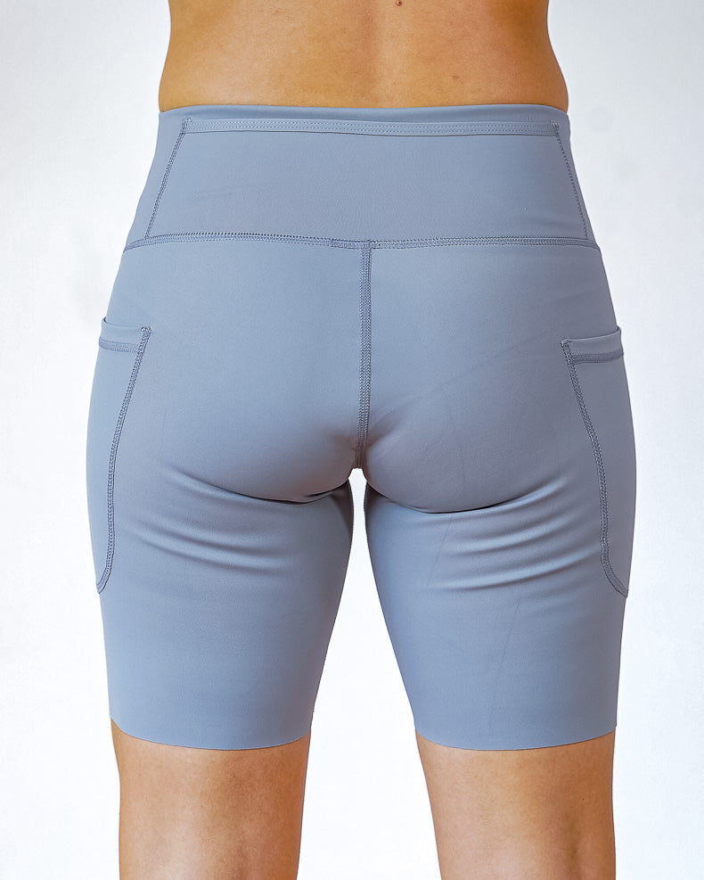 Biker Mujer Sin costuras Gris